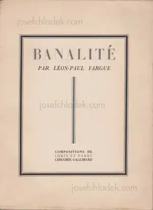 Cover of Léon-Paul Fargue & Roger Parry & Fabian Loris - Banalité