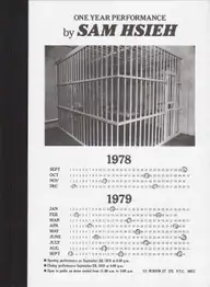 Cover of Tehching Hsieh - One Year Performance 1978–1979