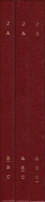 Book spine: Jerker Andersson - ABC Diary - Animal, Building & Car Diary