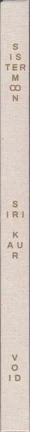 Book spine: Siri Kaur - Sistermoon