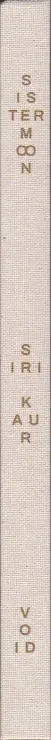 Book spine: Siri Kaur - Sistermoon