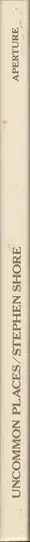 Book spine: Stephen Shore - Uncommon Places
