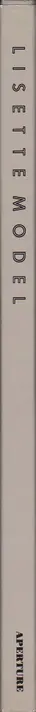 Book spine: Lisette Model - Lisette Model