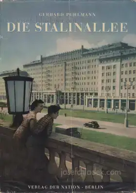 Cover of Gerhard Puhlmann - Die Stalinallee - Nationales Aufbauprogramm 1952