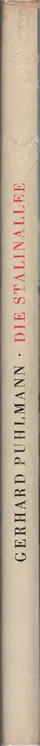 Book spine: Gerhard Puhlmann - Die Stalinallee - Nationales Aufbauprogramm 1952