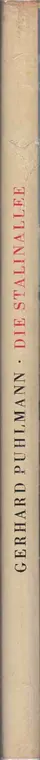 Book spine: Gerhard Puhlmann - Die Stalinallee - Nationales Aufbauprogramm 1952