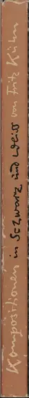 Book spine: Fritz Kühn - Kompositionen in Schwarz und Weiß