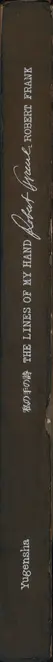 Book spine: Robert Frank - The Lines of My Hand