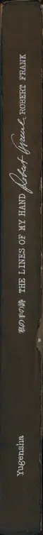 Book spine: Robert Frank - The Lines of My Hand