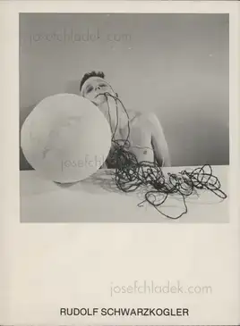 Cover of Rudolf Schwarzkogler - Exhibition Catalogue