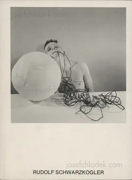 Cover of Rudolf Schwarzkogler - Exhibition Catalogue