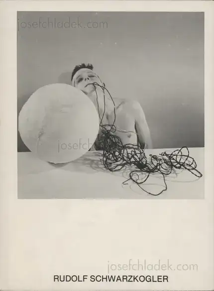 Cover of Rudolf Schwarzkogler - Exhibition Catalogue