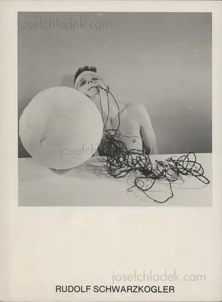 Cover of Rudolf Schwarzkogler - Exhibition Catalogue