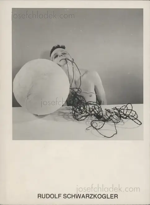 Cover of Rudolf Schwarzkogler - Exhibition Catalogue