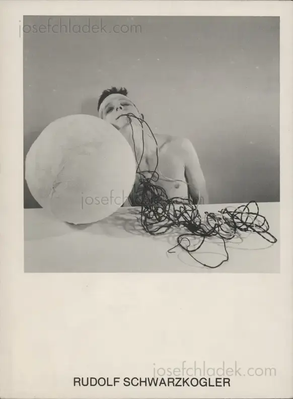 Cover of Rudolf Schwarzkogler - Exhibition Catalogue