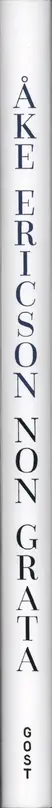 Book spine: Åke Ericson - Non Grata