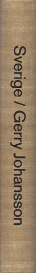 Book spine: Gerry Johansson - Sverige