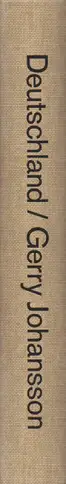 Book spine: Gerry Johansson - Deutschland