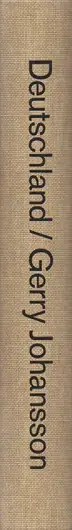 Book spine: Gerry Johansson - Deutschland