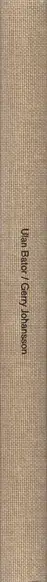 Book spine: Gerry Johansson - Ulan Bator