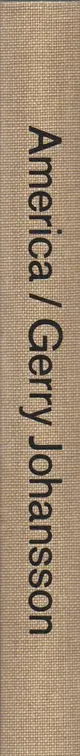 Book spine: Gerry Johansson - Amerika