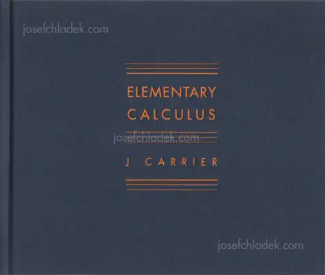 Cover of J. Carrier - Elementary Calculus