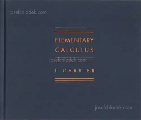 Cover of J. Carrier - Elementary Calculus