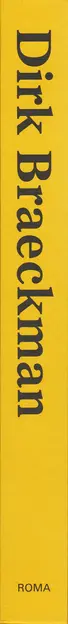 Book spine: Dirk Braeckman - Dirk Braeckman