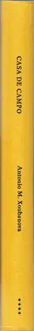 Book spine: António M. Xoubanova - Casa de Campo