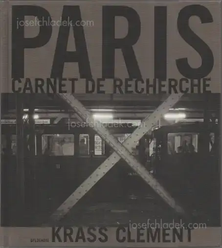 Cover of Krass Clement - Paris Carnet de Recherche