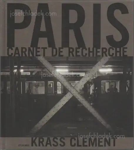 Cover of Krass Clement - Paris Carnet de Recherche