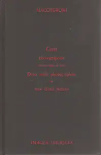 Cover of Maccheroni - Cent Photographies Choisies Dans La Serie Deux Mille Photographies Du Sexe D'Une Femme