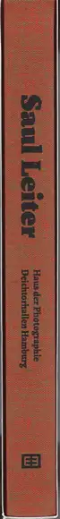 Book spine: Saul Leiter - Retrospektive