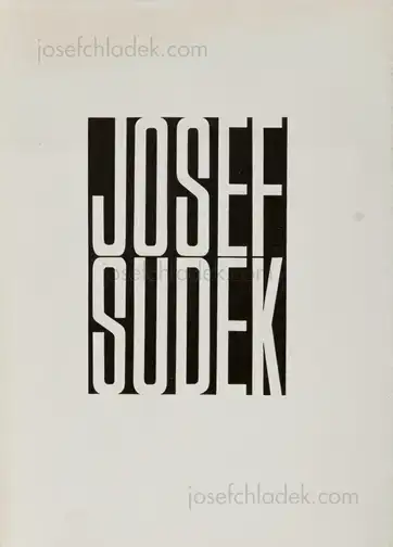 Cover of Josef Sudek - Fotografie