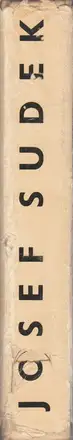 Book spine: Josef Sudek - Praha panoramatická