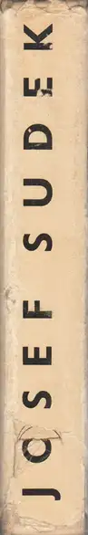 Book spine: Josef Sudek - Praha panoramatická