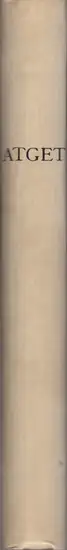 Book spine: Eugene Atget - Lichtbilder