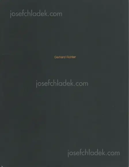 Cover of Gerhard Richter - Gerhard Richter. 11.6 - 1.10.1972. 36. Biennale di Venezia. Padiglione tedesco / Deutscher Pavilion / German Pavilion.