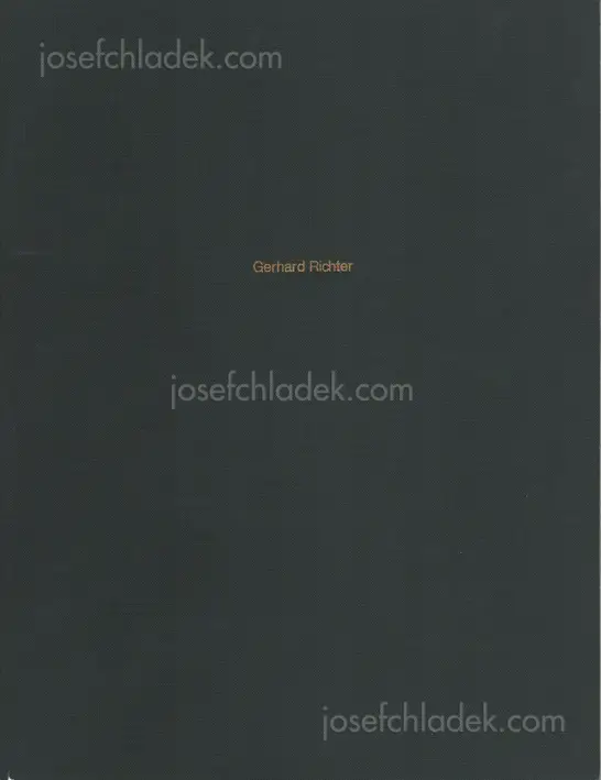 Cover of Gerhard Richter - Gerhard Richter. 11.6 - 1.10.1972. 36. Biennale di Venezia. Padiglione tedesco / Deutscher Pavilion / German Pavilion.