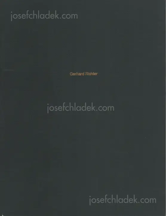 Cover of Gerhard Richter - Gerhard Richter. 11.6 - 1.10.1972. 36. Biennale di Venezia. Padiglione tedesco / Deutscher Pavilion / German Pavilion.