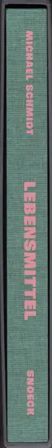 Book spine: Michael Schmidt - Lebensmittel