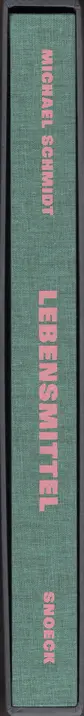 Book spine: Michael Schmidt - Lebensmittel