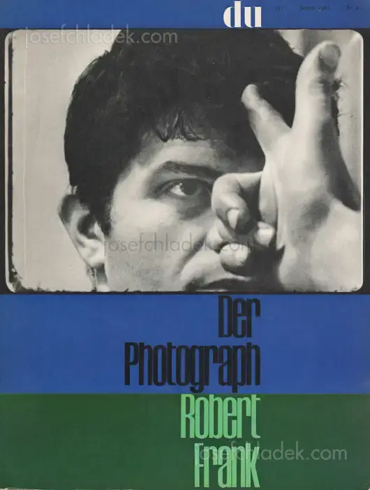 Cover of Robert Frank - Der Photograph Robert Frank