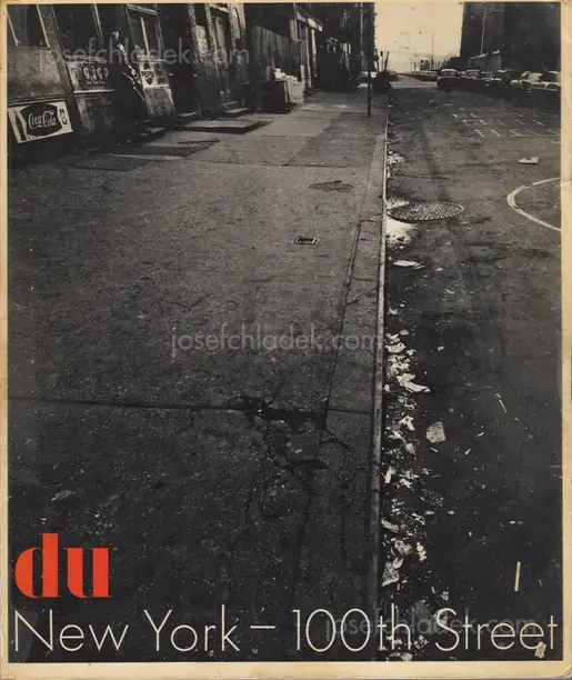 Book spine: M. Gasser (ed.) Bruce Davidson - New York - East 100th Street in DU Kulturelle Monatsschrift 29. Jahrgang, märz 1969