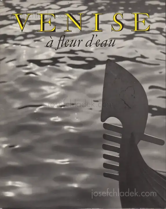 Cover of Fulvio Roiter - Venise à fleur  d'eau