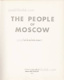 Henri Cartier-Bresson - The People of Moscow (Titlepage)