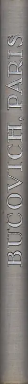 Book spine: Mario von Bucovich - Paris