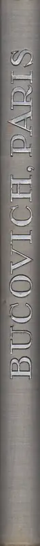 Book spine: Mario von Bucovich - Paris