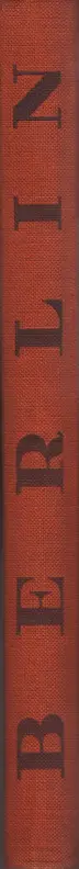 Book spine: Mario von Bucovich - Berlin