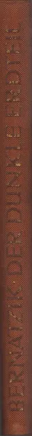 Book spine: Hugo Adolf Bernatzik - Der dunkle Erdteil